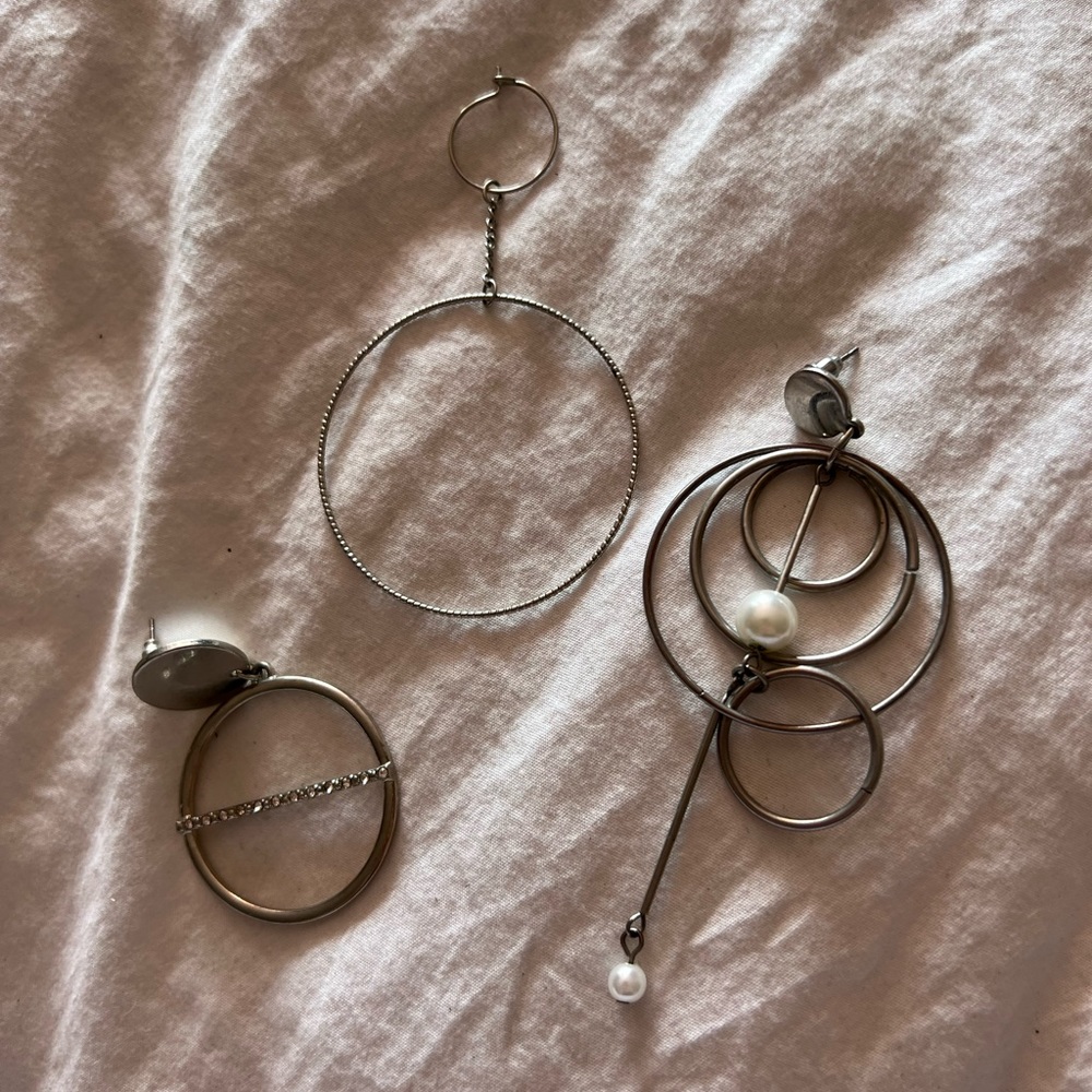 Pull & Bear Mismatch Earring Set - image 1